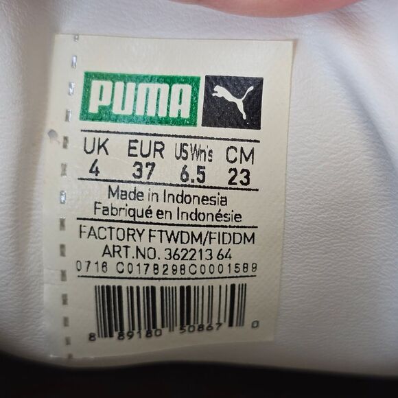 Puma Women's 6.5 Suede Classic Olympian Blue White Lace Up Sneakers 362213-64 - Picture 12 of 15